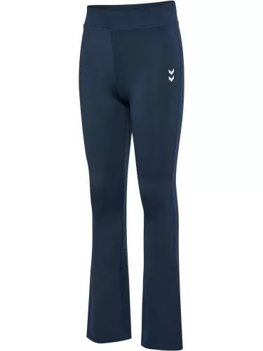 Hummel hmlJr High Waist Flared Tights - black iris/black iris