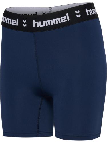 Preview: Hummel hmlPulse Mid Waist Short Tights - dress blues