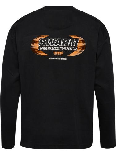 Preview: Hummel hmlLoose T-Shirt L/S Sw - black