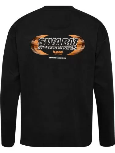 Hummel hmlLoose T-Shirt L/S Sw - black