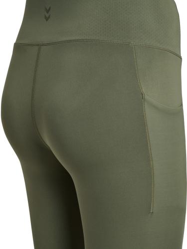 Preview: Hummel hmlHiit Intensity High Waist Tights - deep lichen green