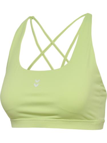 Preview: Hummel hmlHiit Impact Strap Bra - shadow lime