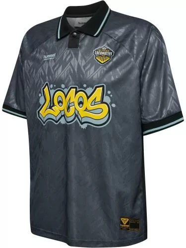 Hummel hmlLoose Soccer Jersey S/S El Paso - black