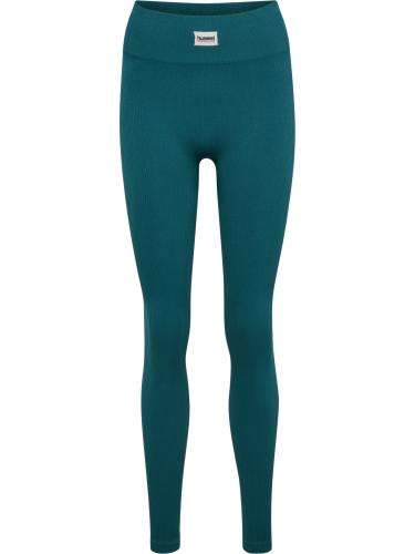 Preview: Hummel hmlPulse Seamless Rib Mw Tights - balsam