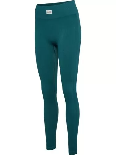 Hummel hmlPulse Seamless Rib Mw Tights - balsam