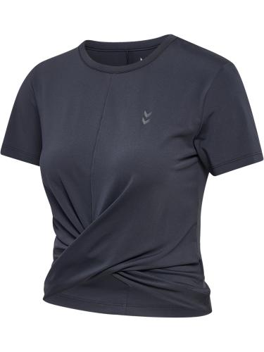Preview: Hummel hmlYoga Wrap W T-Shirt S/S - ebony