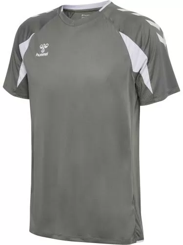 Hummel hmlCore 2.0 Jersey S/S - steel gray/white