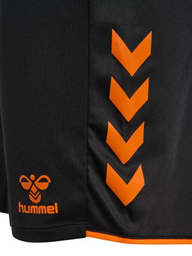 Preview: Hummel hmlCore 2.0 Shorts Woman - black/orange tiger