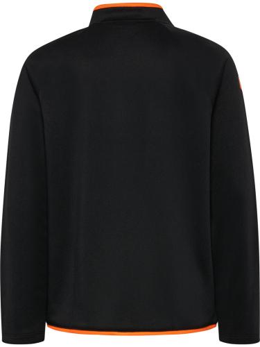 Preview: Hummel hmlCore 2.0 Half Zip Kids - black/orange tiger