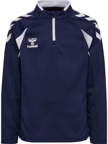 Preview: Hummel hmlCore 2.0 Half Zip Kids - marine/white