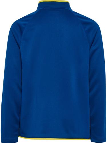 Preview: Hummel hmlCore 2.0 Half Zip Kids - true blue/blazing yellow