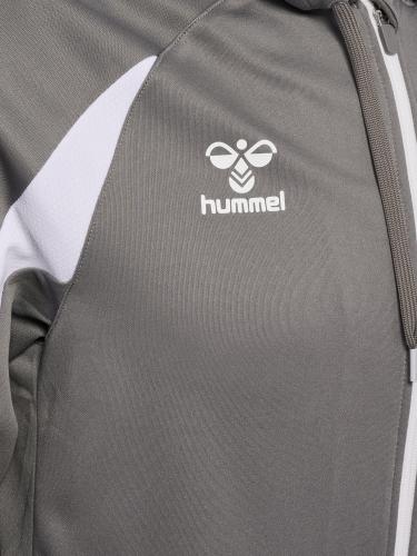 Preview: Hummel hmlCore 2.0 Zip Hoodie - steel gray/white