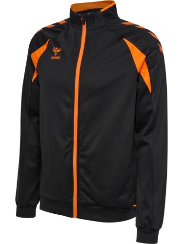 Preview: Hummel hmlCore 2.0 Track Zip Jacket - black/orange tiger