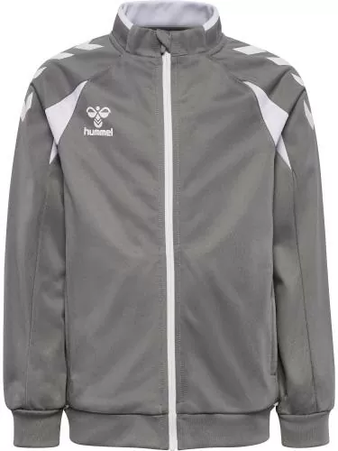 Hummel hmlCore 2.0 Track Zip Jacket Kids - steel gray/white