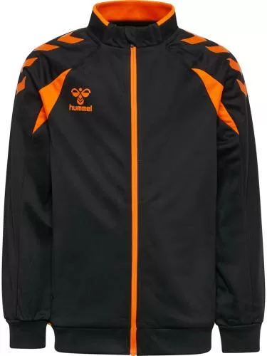 Hummel hmlCore 2.0 Track Zip Jacket Kids - black/orange tiger
