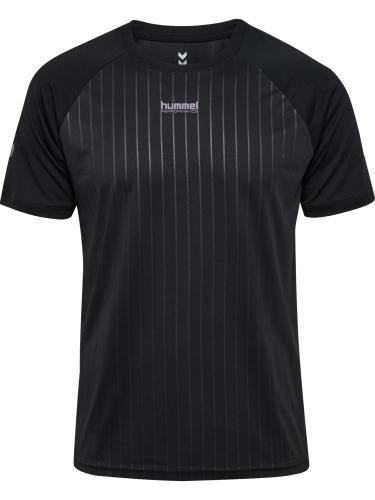 Preview: Hummel hmlPulse Stripe T-Shirt S/S - black