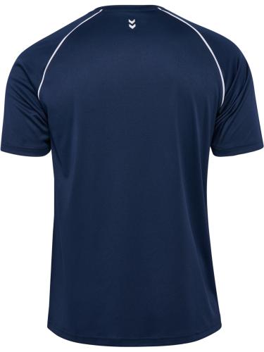 Preview: Hummel hmlPulse Training Print T-Shirt Ss - dress blues