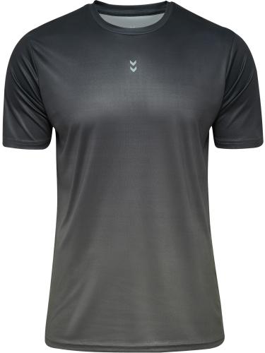 Preview: Hummel hmlPulse Gradient T-Shirt S/S - charcoal gray