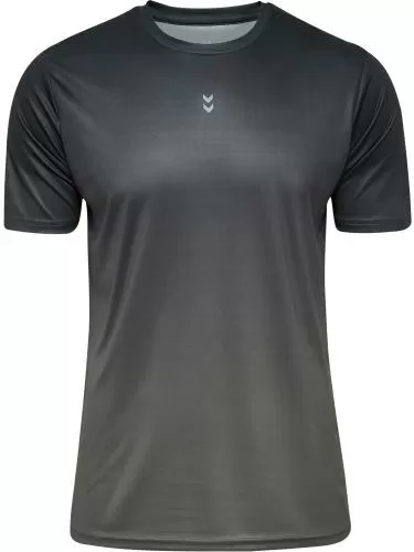 Hummel hmlPulse Gradient T-Shirt S/S - charcoal gray
