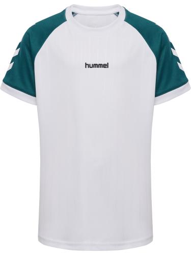 Preview: Hummel hmlJr Stripe T-Shirt S/S - white
