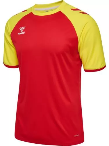 Hummel hmlMatch League Jersey S/S - true red/blazing yellow