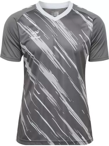 Hummel hmlMatch Triumph Jersey S/S - steel gray/white
