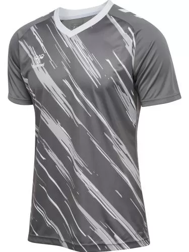 Hummel hmlMatch Triumph Jersey S/S - steel gray/white