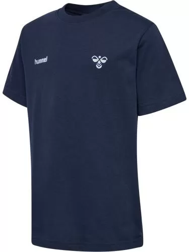Hummel hmlJr Graphic T-Shirt S/S - dress blues