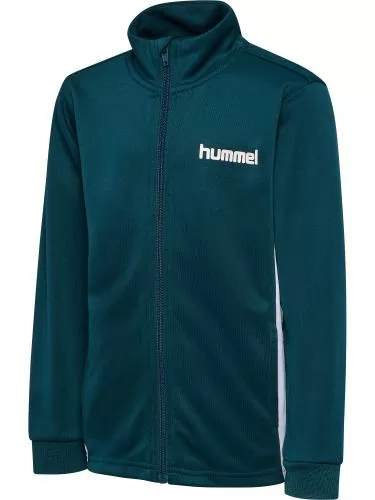 Hummel hmlJr Chevron Zip Jacket - reflecting pond