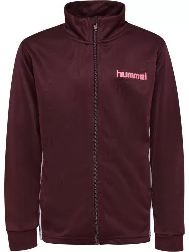 Hummel hmlJr Chevron Zip Jacket - winetasting