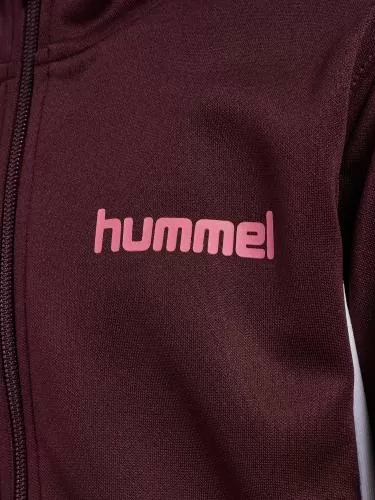 Hummel hmlJr Chevron Zip Jacket - winetasting