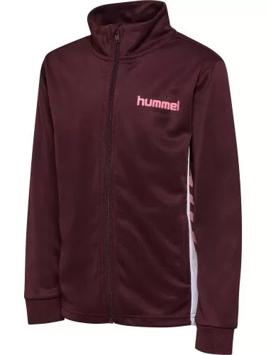 Hummel hmlJr Chevron Zip Jacket - winetasting