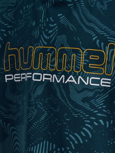 Preview: Hummel hmlJr Aop Logo T-Shirt - reflecting pond