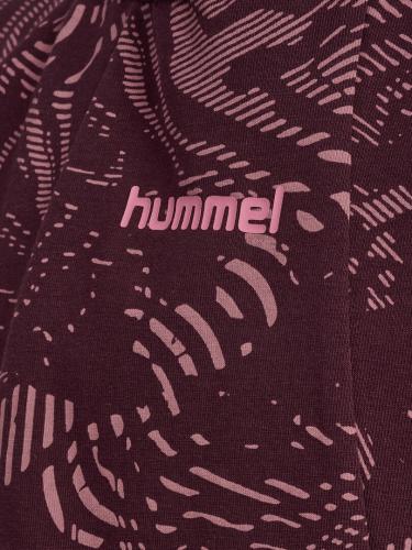 Preview: Hummel hmlJr Aop A-Shaped T-Shirt - winetasting