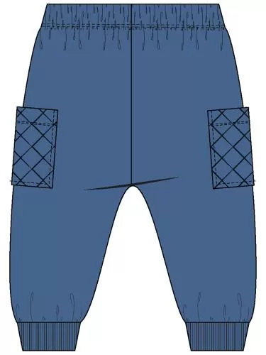 Hummel hmlMini Loose Quilt Pocket Pants - dutch blue