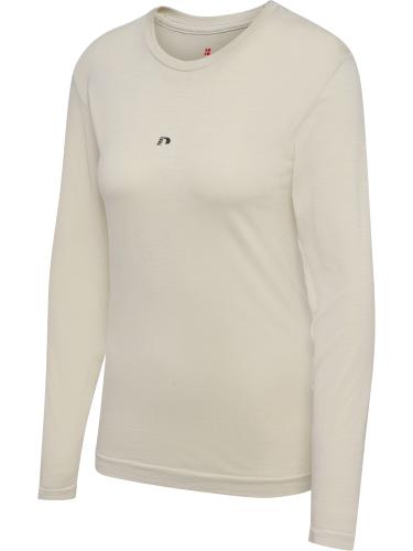 Preview: Newline nwlTherma Wool Blend T-Shirt L/S W - silver birch