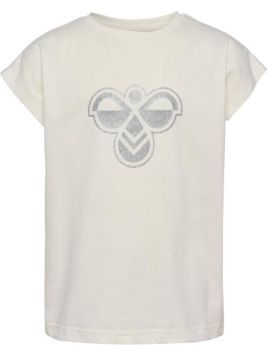 Preview: Hummel hmlJr Reg T-Shirt S/L Big Bee - blanc de blanc