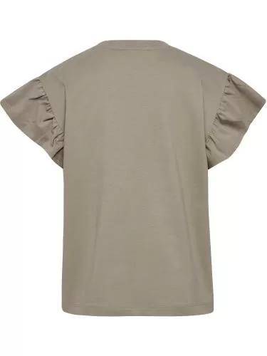 Hummel hmlJr Ruffle T-Shirt Ss Big Bee - rock ridge