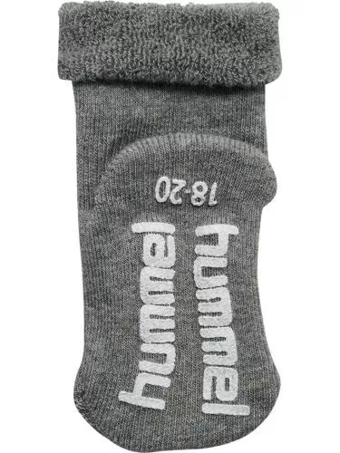 Hummel hmlMini Non Slip 3-Pack Sock - grey melange