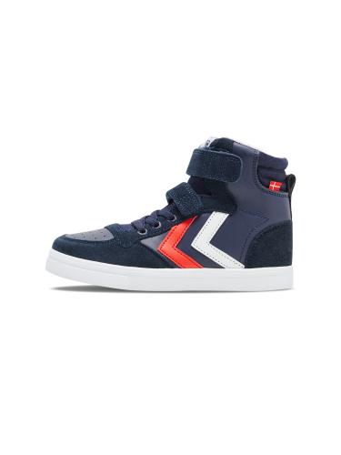 Preview: Hummel Slimmer Stadil Leather High Jr - peacoat