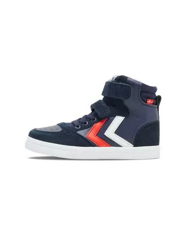 Hummel Slimmer Stadil Leather High Jr - peacoat