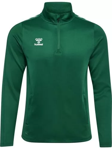 Hummel Hmlcore Xk Half Zip Poly Sweat - evergreen