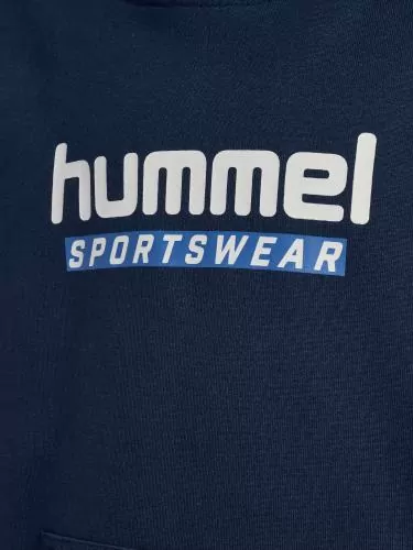 Hummel Hmljr Logo Hoodie - dress blues