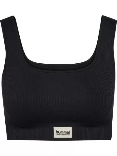 Hummel Hmlpulse Seamless Rib Bra - black