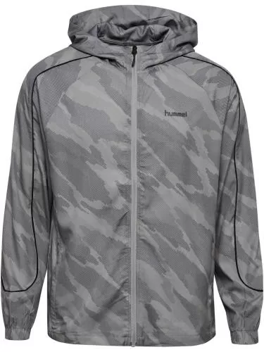 Hummel Hmlaop Hybrid Track Jacket - Sharkskin