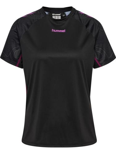 Preview: Hummel Hmlblaze 2.0 Training Jersey S/S Wo - Black/Dahlia