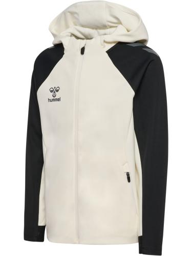 Hummel Hmlcima 2.0 Zip Hoodie Kids - Marshmallow/Black
