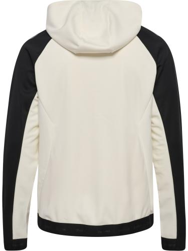 Preview: Hummel Hmlcima 2.0 Zip Hoodie - Marshmallow/Black