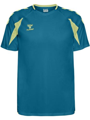 Preview: Hummel Hmlcore 2.0 Jersey S/S - Celestial/Pale Lime Yellow