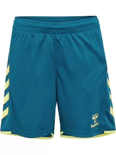 Hummel Hmlcore 2.0 Shorts Kids - Celestial/Pale Lime Yellow